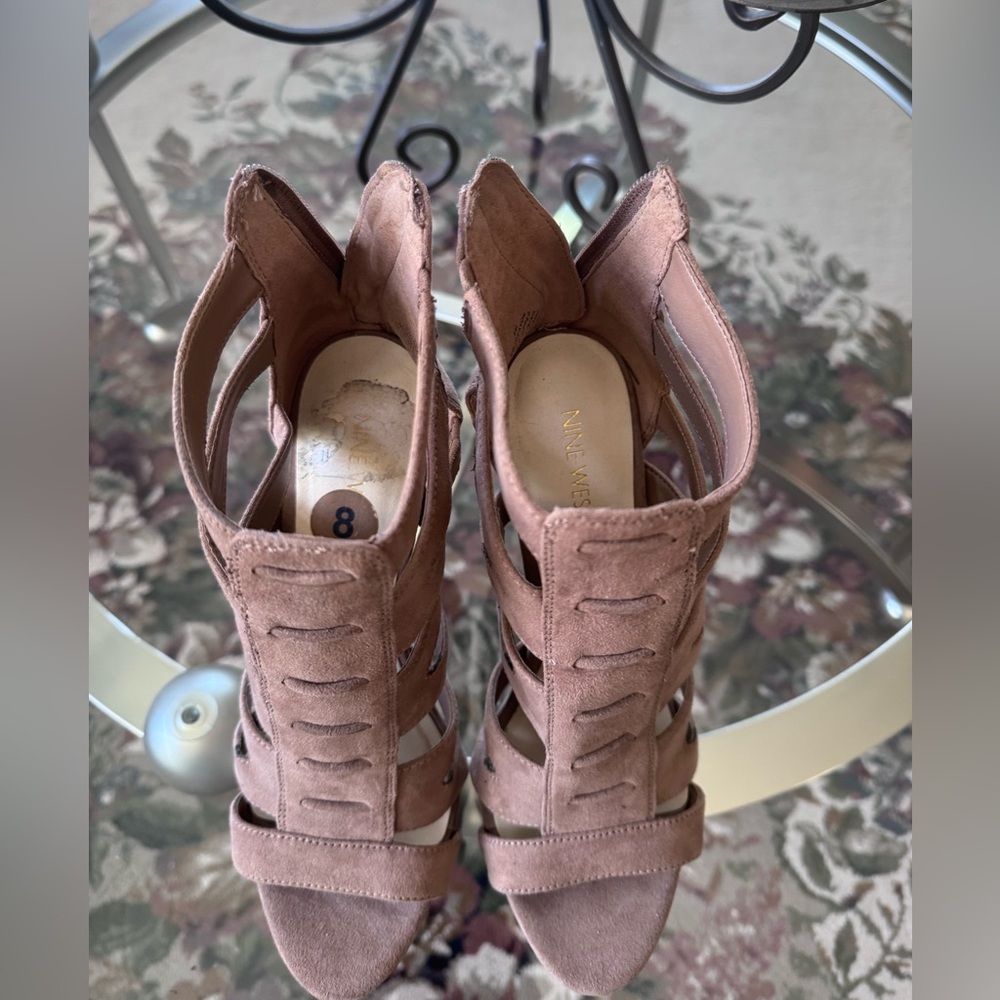 Nine West Tan Heels Elegant Style